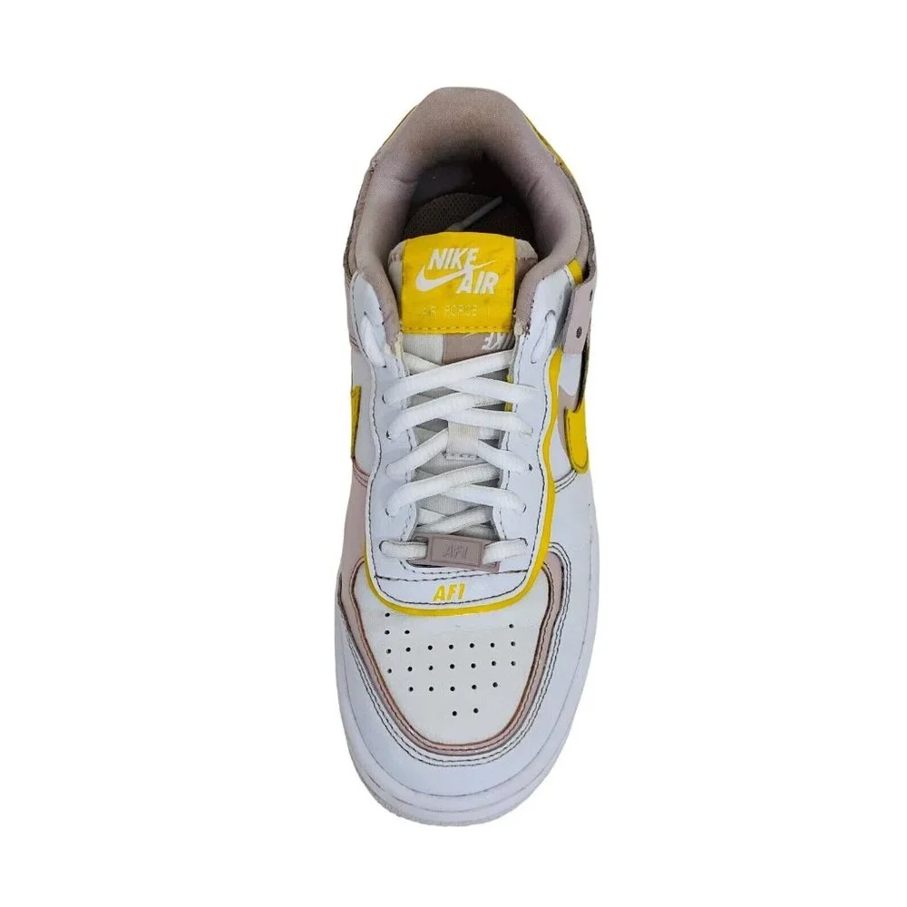 Nike Women's Size 6 Air‎ Force 1 Shadow Sunshine 2020 CJ1641-102 Sneakers Shoes